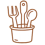 ظروف مسی آشپزخانه